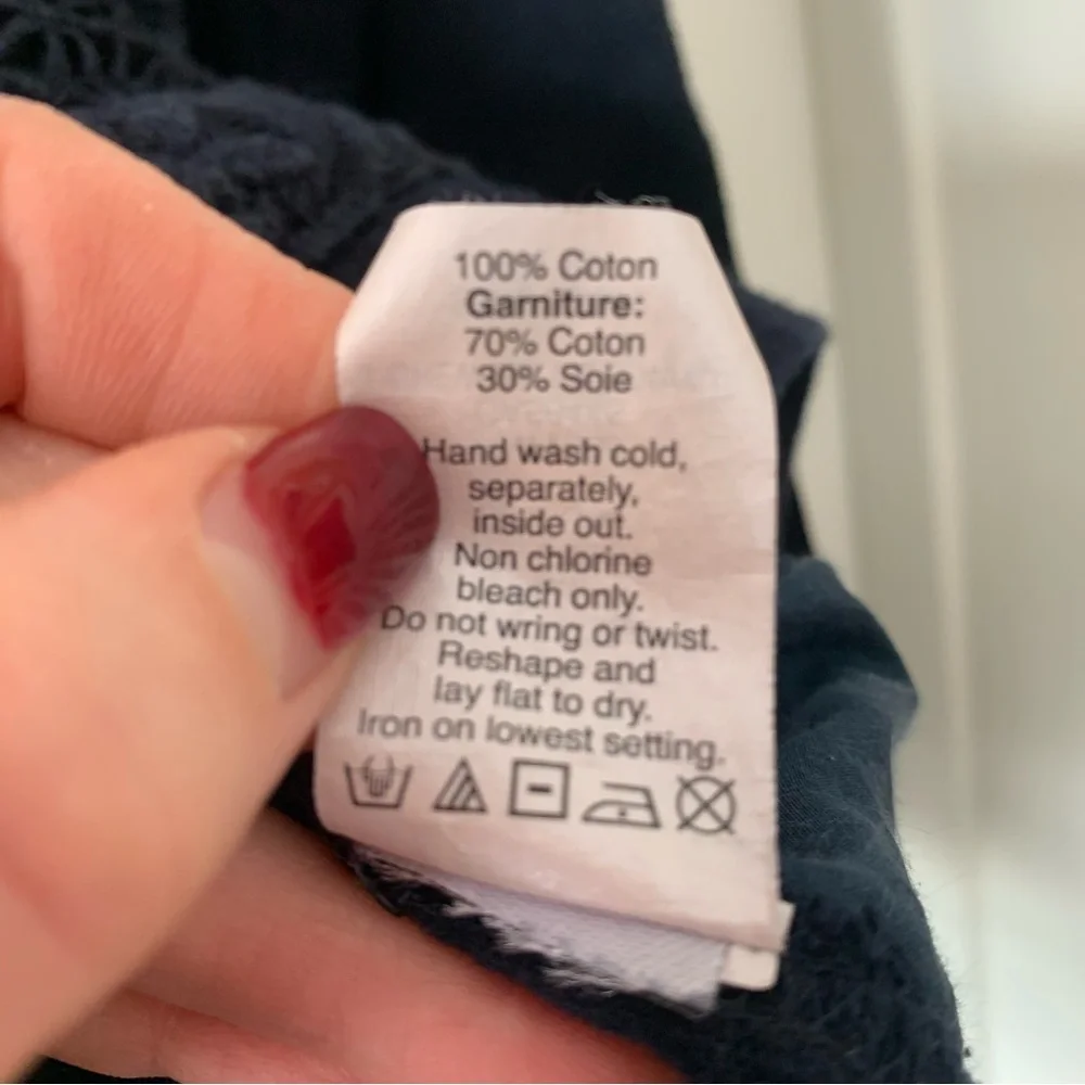 J. Crew silk and lace front crewneck sweater - Picture 6 of 6